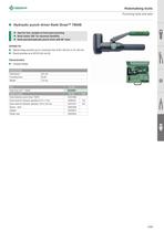 Hydraulic punching tools