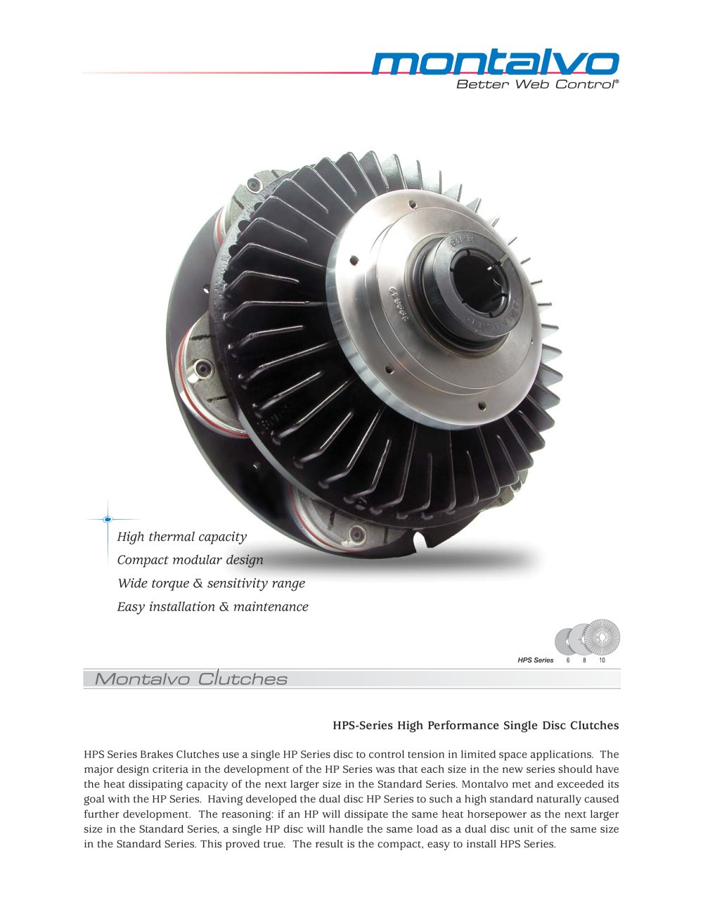 clutch HPS series - MONTALVO