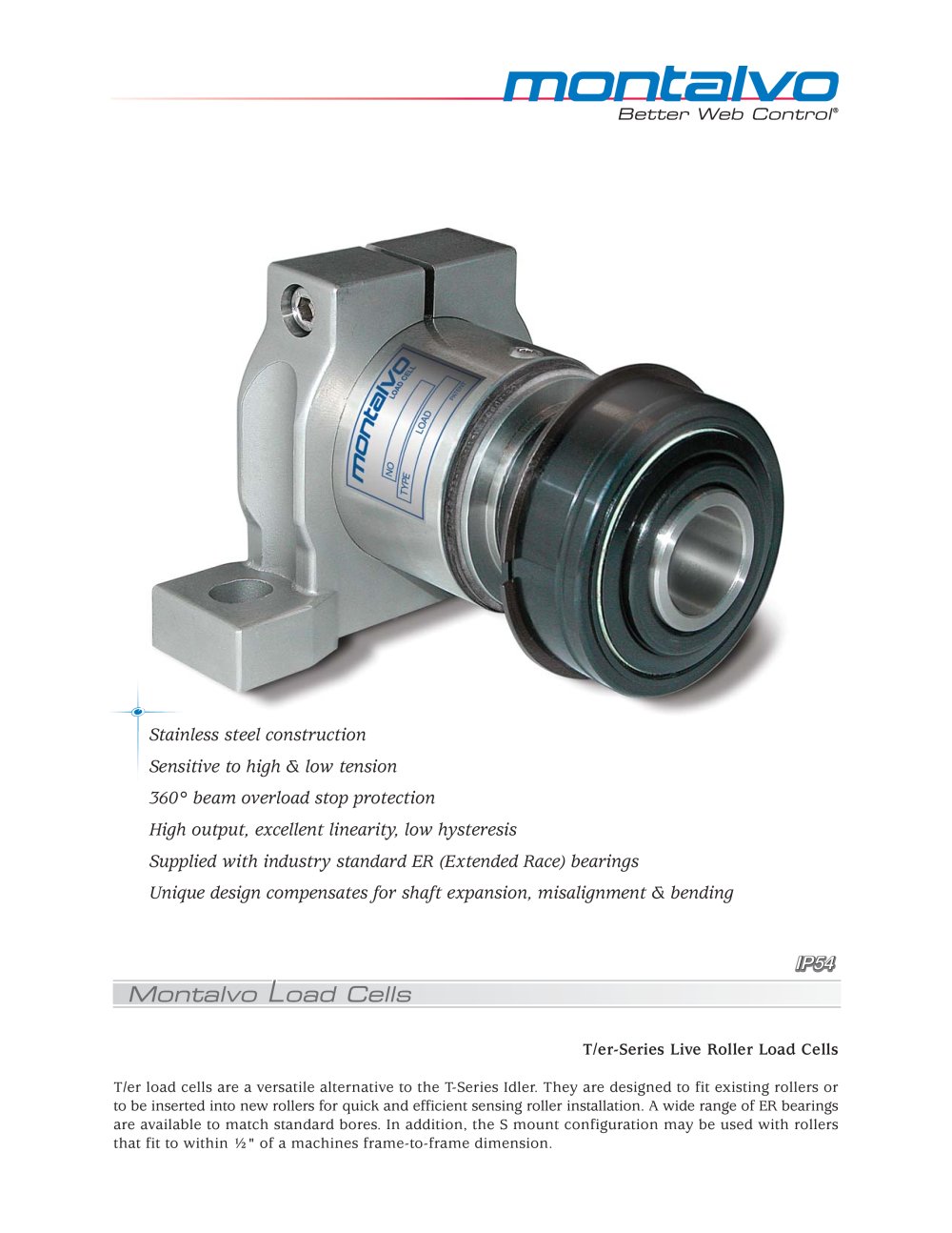 load cell for roller - MONTALVO
