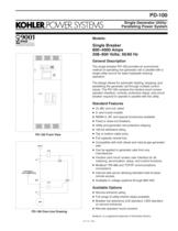 Paralleling Switchgear / PD-100 Switchgear
