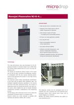 NJ-K-4010 and NJ-K-4020  piezo valve dispense head 