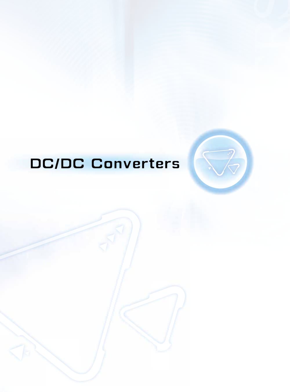 DC/DC Converter Catalogue 2009 - Delta Electronics, Inc.