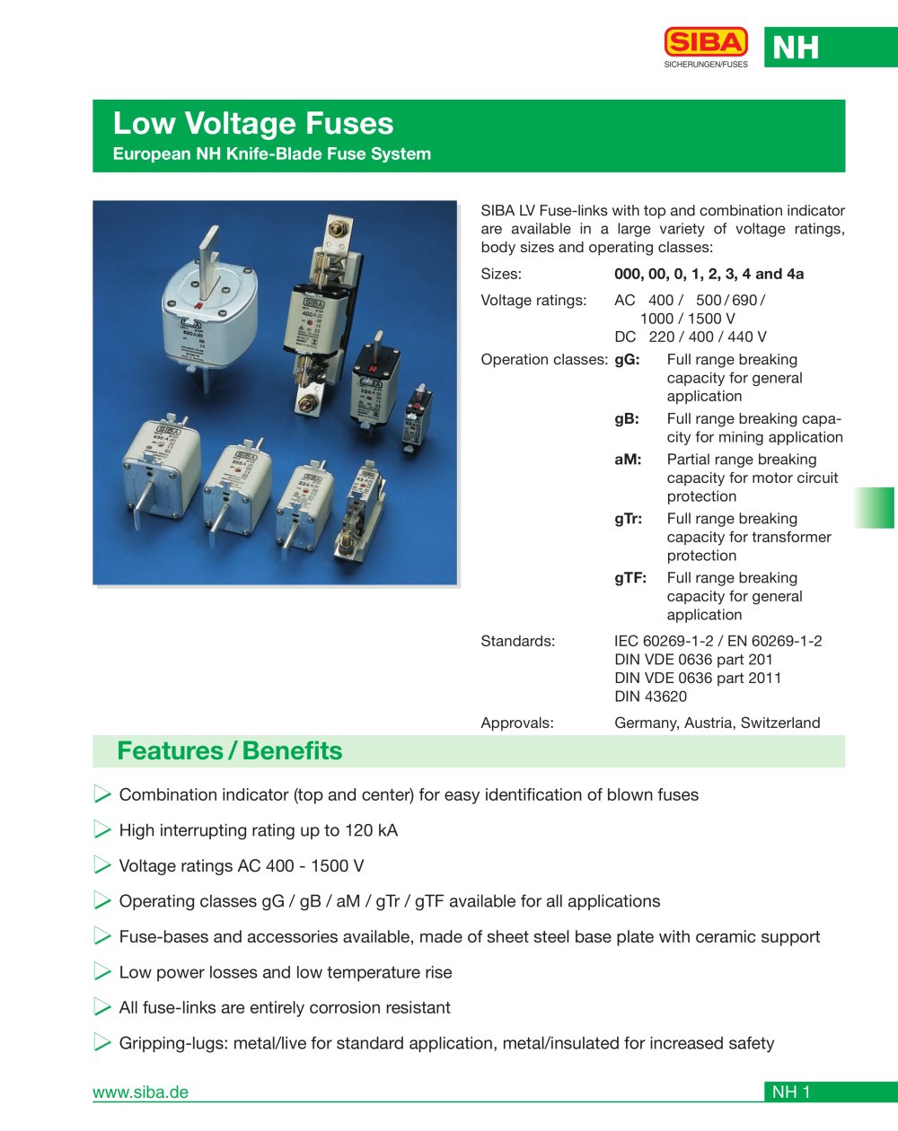 Low Voltage Fuses - SIBA