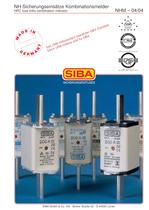 Low-voltage fuses wirh combination indicator