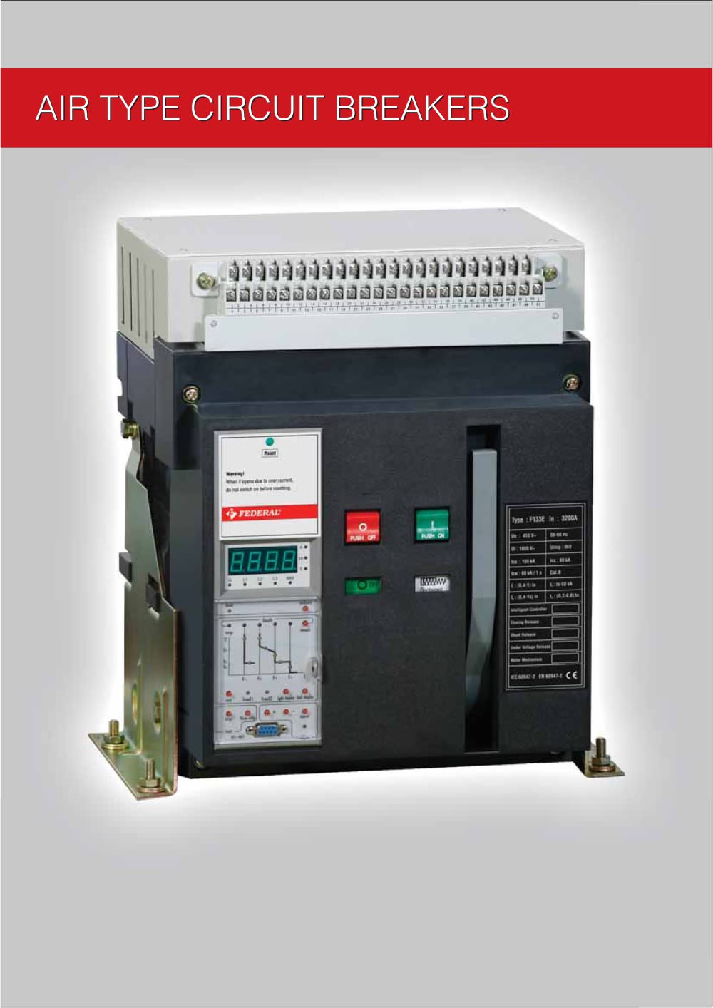 Air Type Circuit Breakers - Federal Elektrik