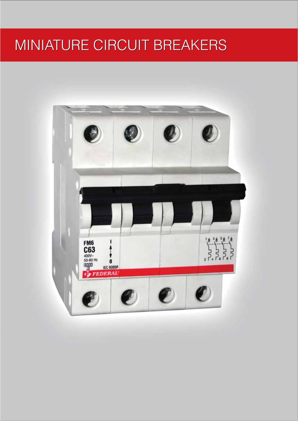 Miniature circuit breakers - Federal Elektrik
