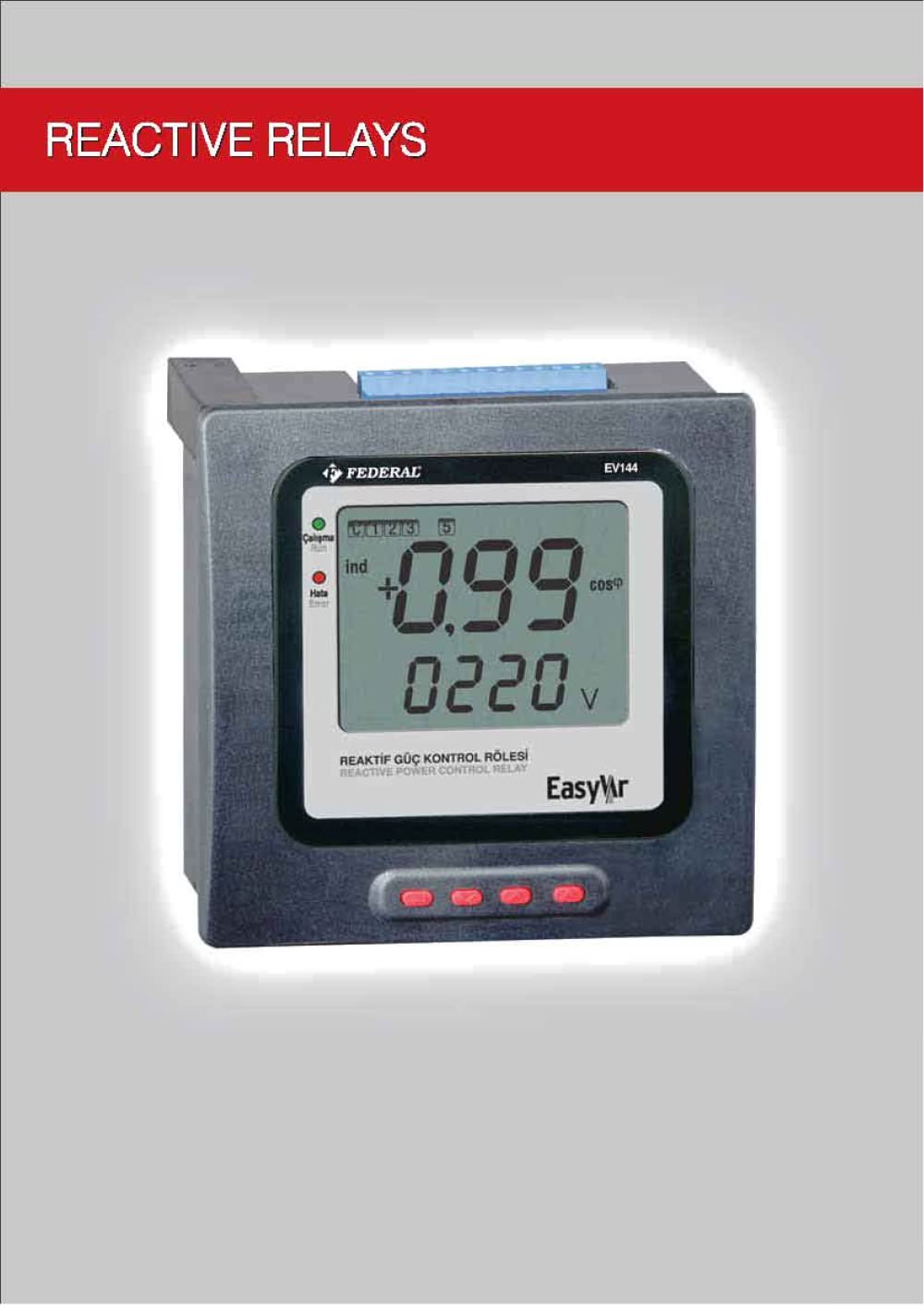 Reactive Relays - Federal Elektrik