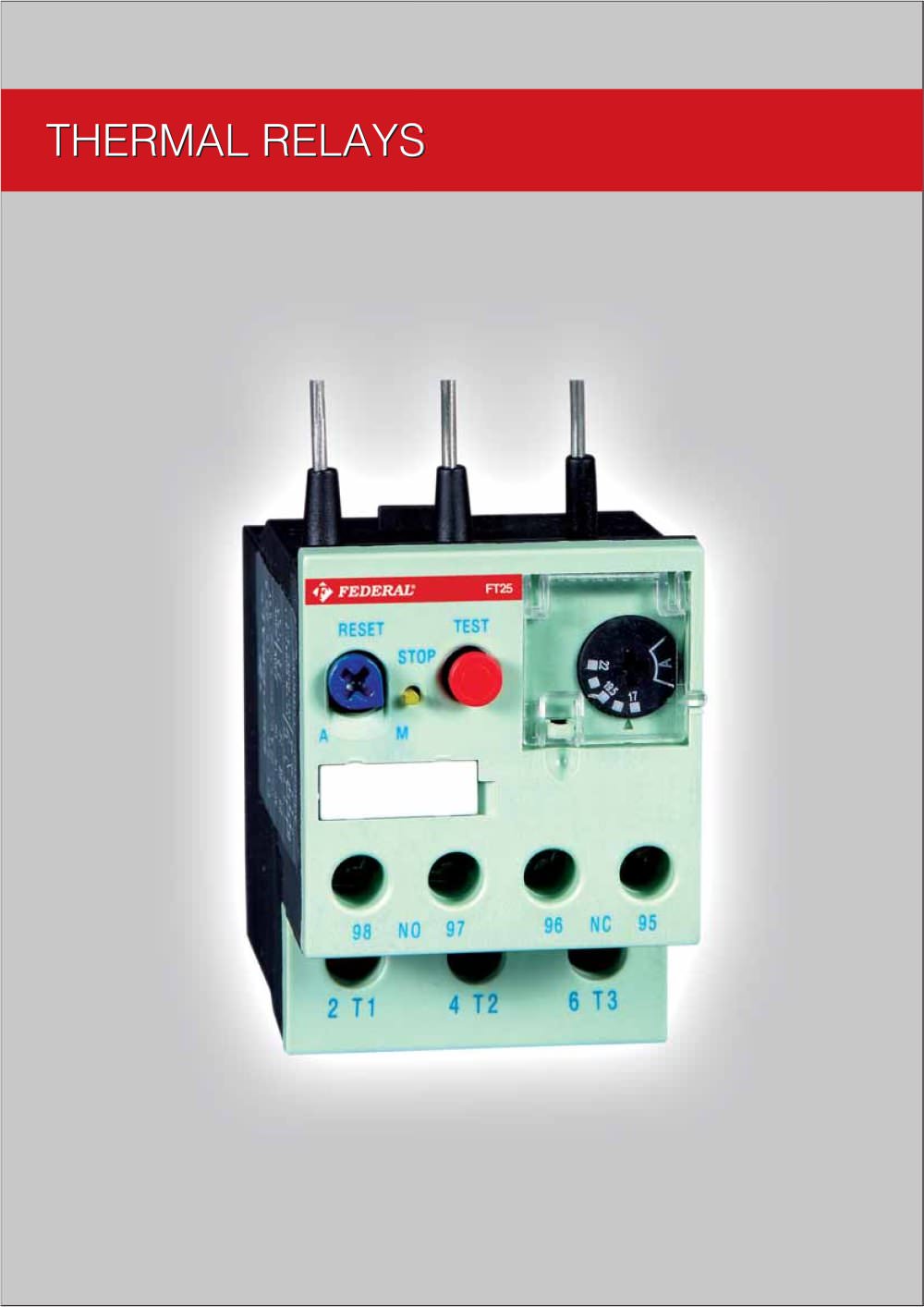 Thermal relays - Federal Elektrik