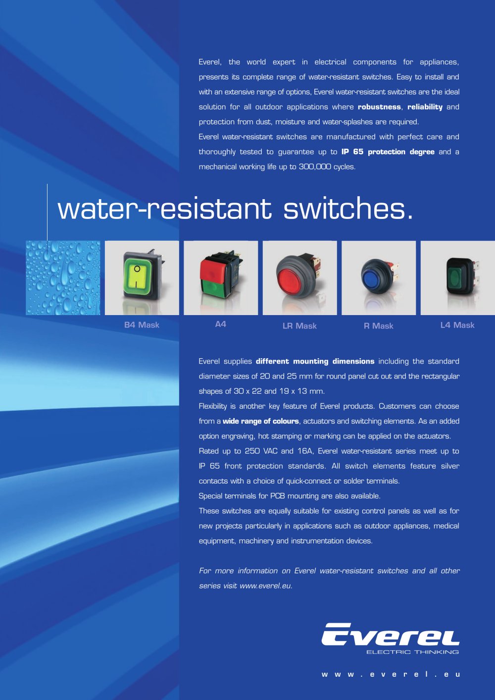 Water-resista,nty Switches - Vemer-Siber Group