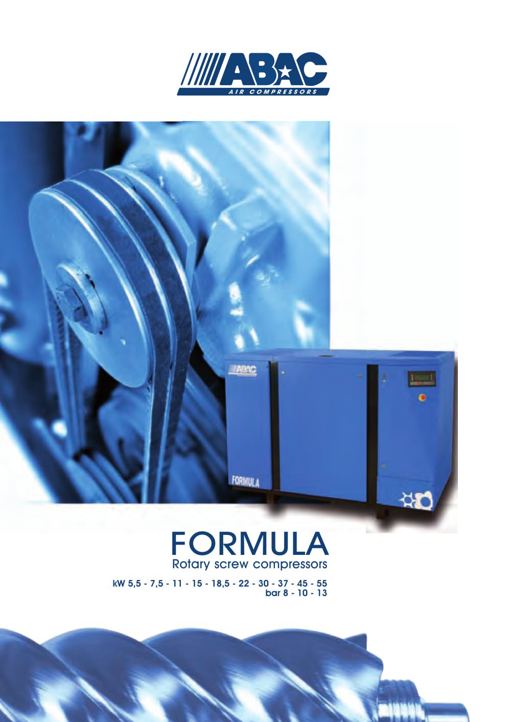 FORMULA Rotary screw compressors - ABAC