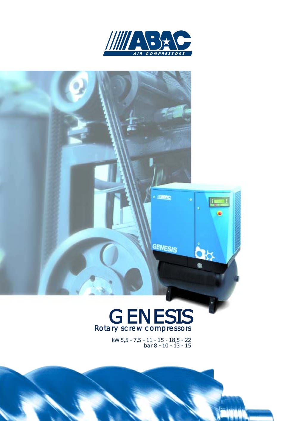 GENESIS Rotary screw compressors - ABAC