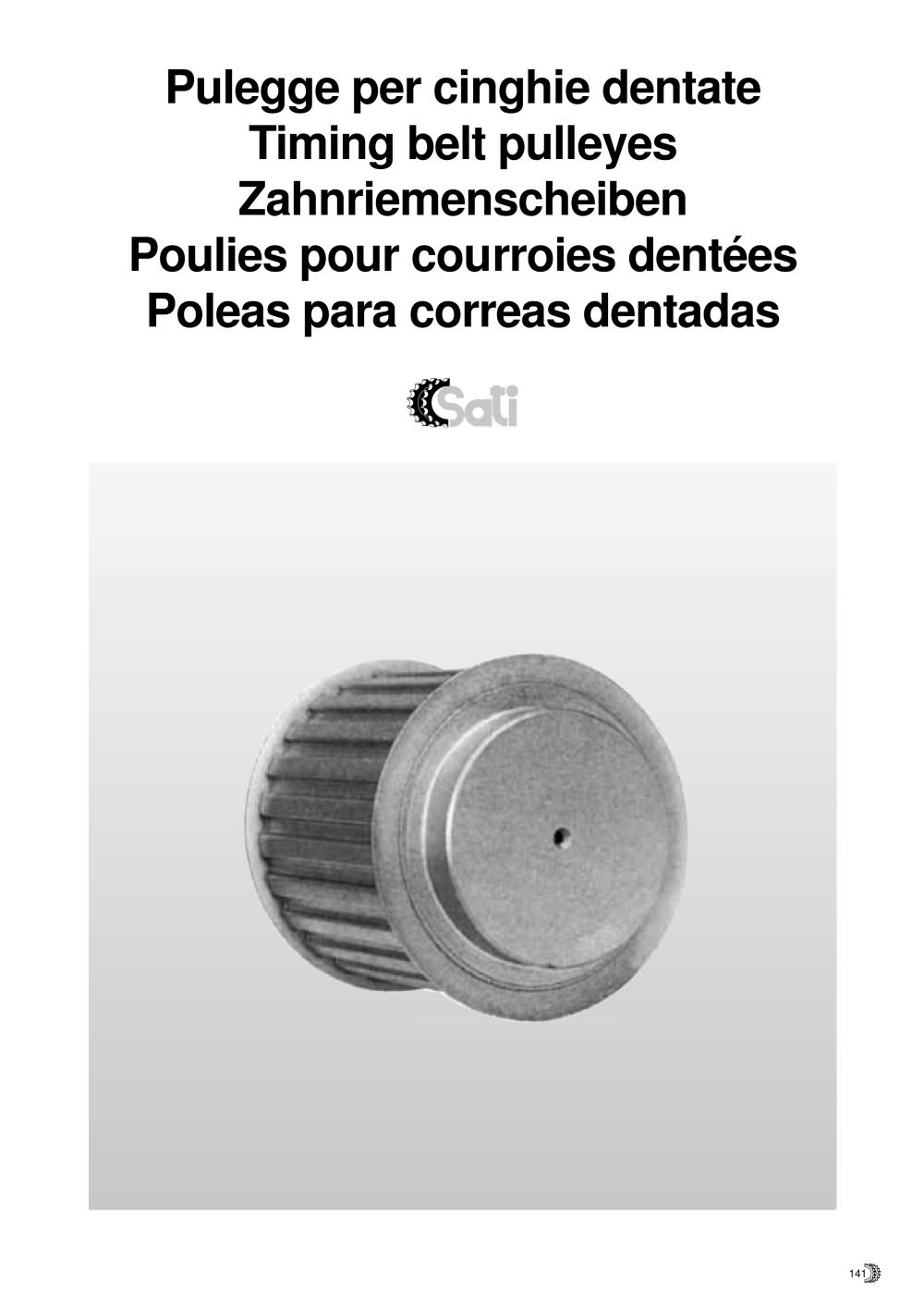 Timing belt pulleys - SATI