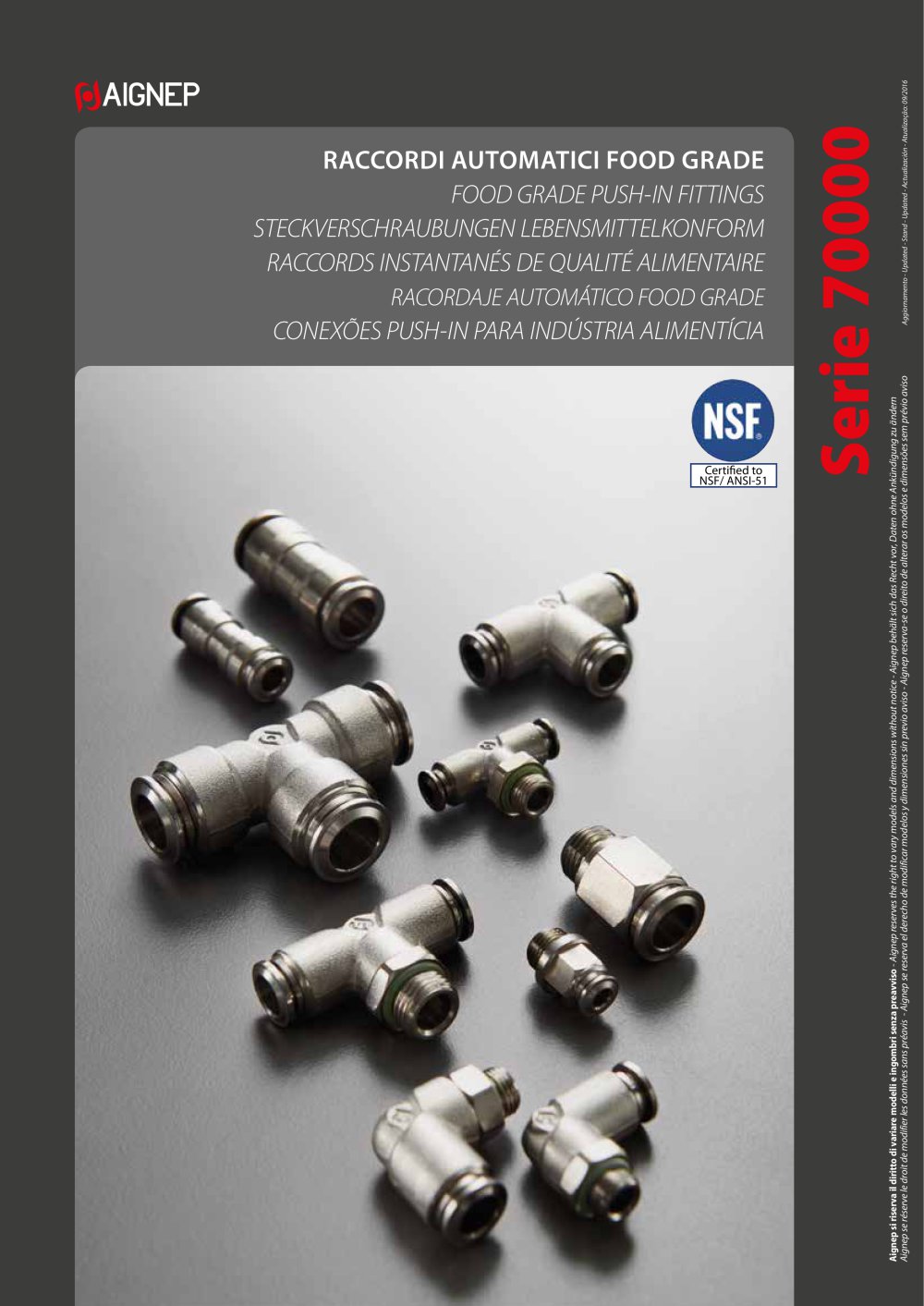 Food Grade Push-in Fittings - AIGNEP