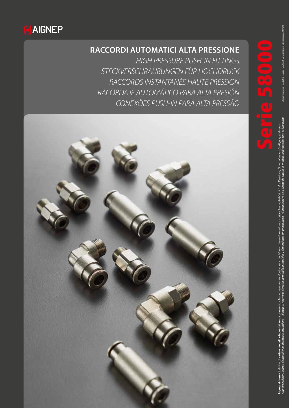 Hight pressure push-in fittings - AIGNEP