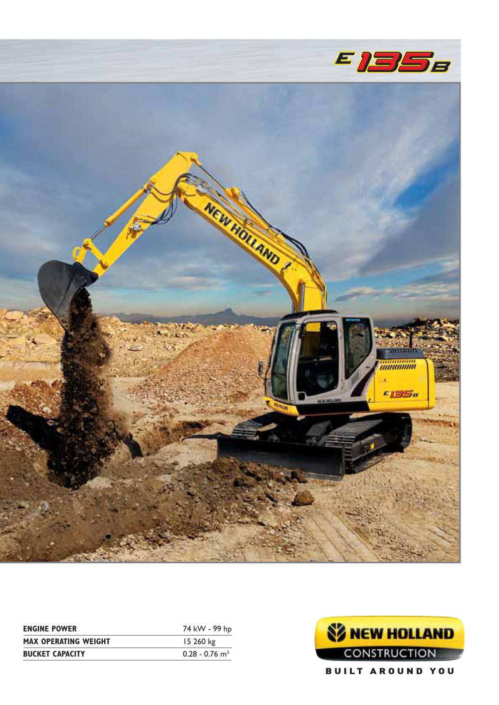 Crawler Excavators > E135B SR - New Holland