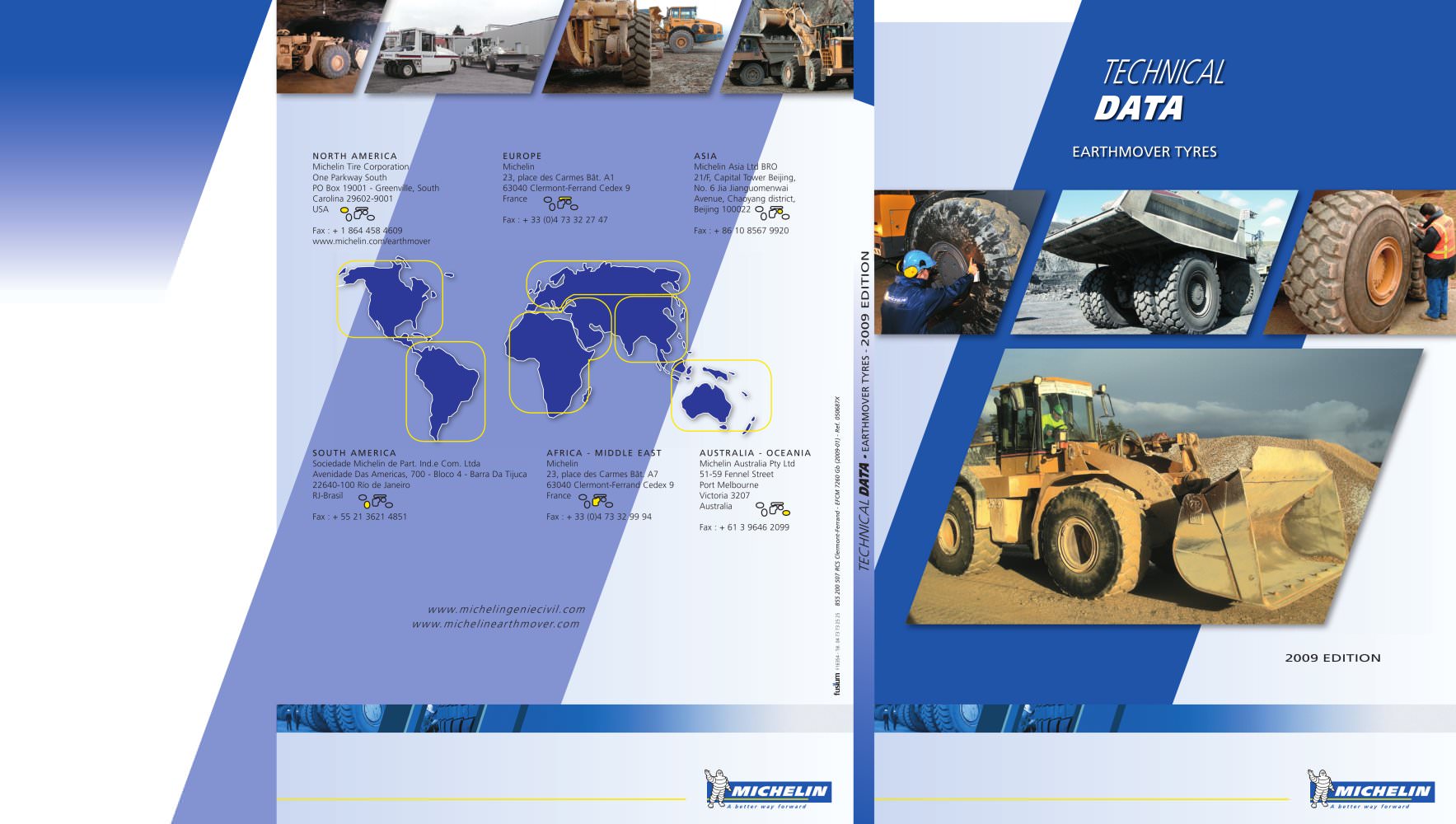 Technical Data - Earthmover Tyres - Michelin