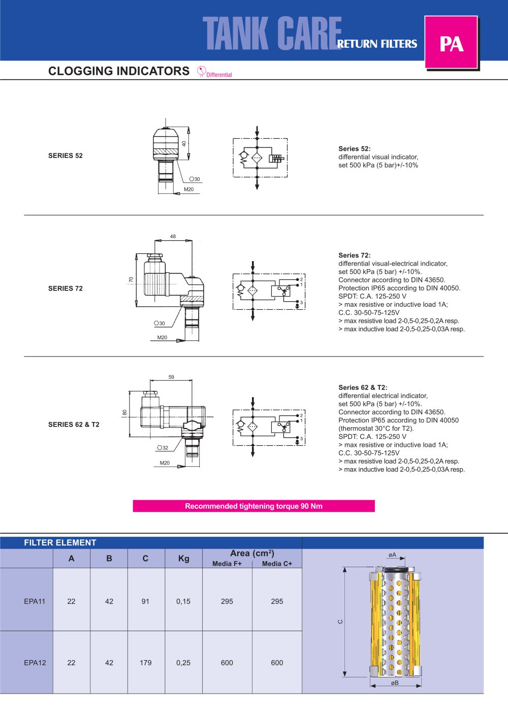 UFI HYDRAULIC - 160669, 2228