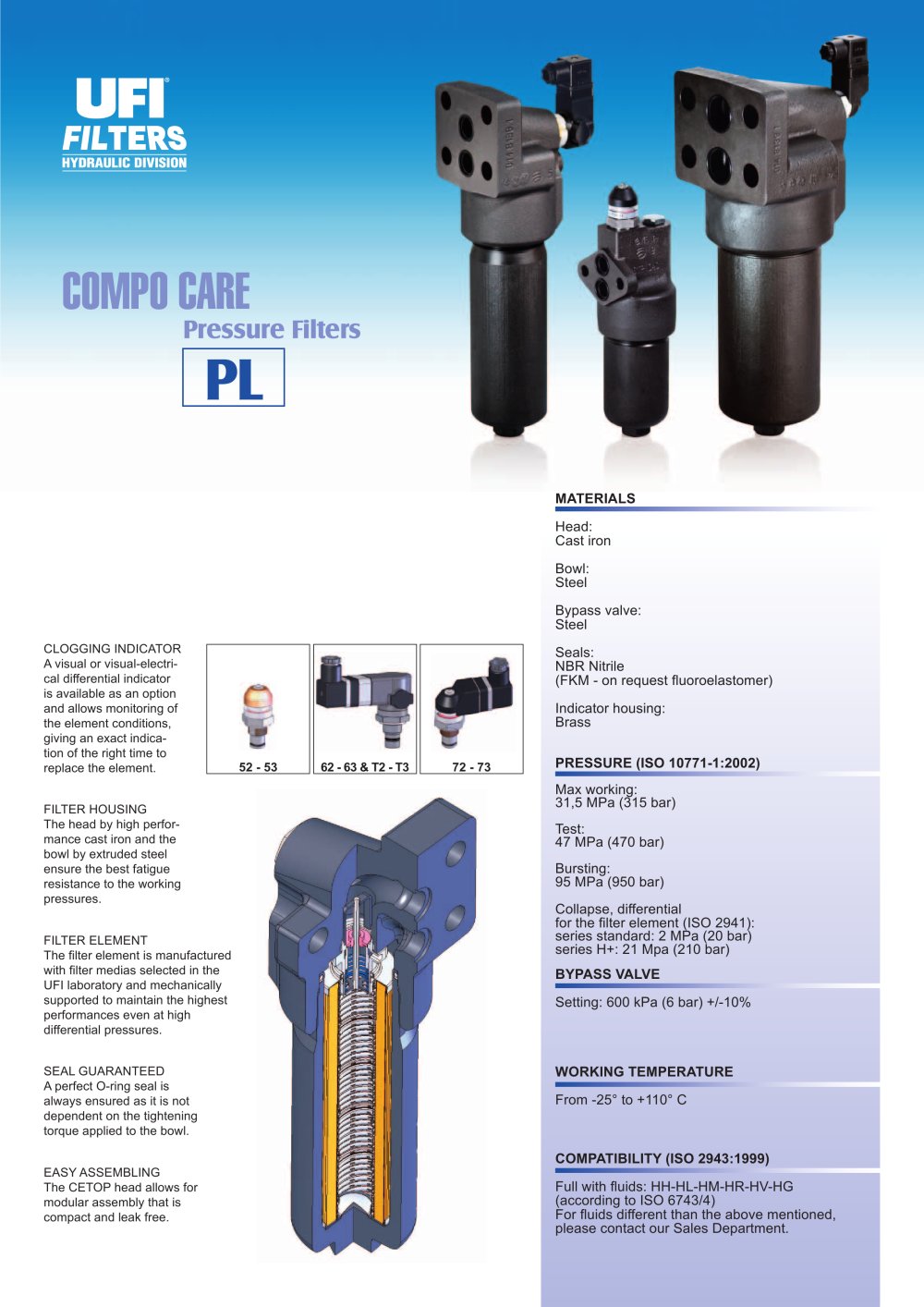 PL - COMPO CARE - pressure filters - UFI HYDRAULIC