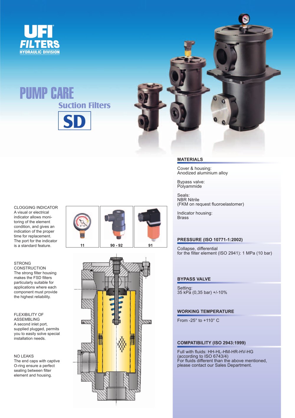 UFI HYDRAULIC - 160669, 5722, 80711