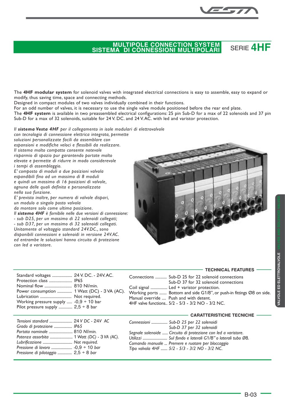 Multipole connection system 4HF - VESTA