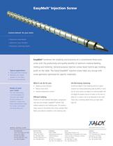 EasyMelt™ injection molding screw