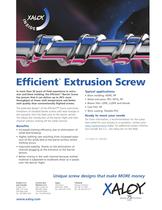Efficient™ Extrusion Screw