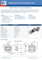 CENO Through Bore Slip Ring ECN038 12P2 24P CENO Electronics