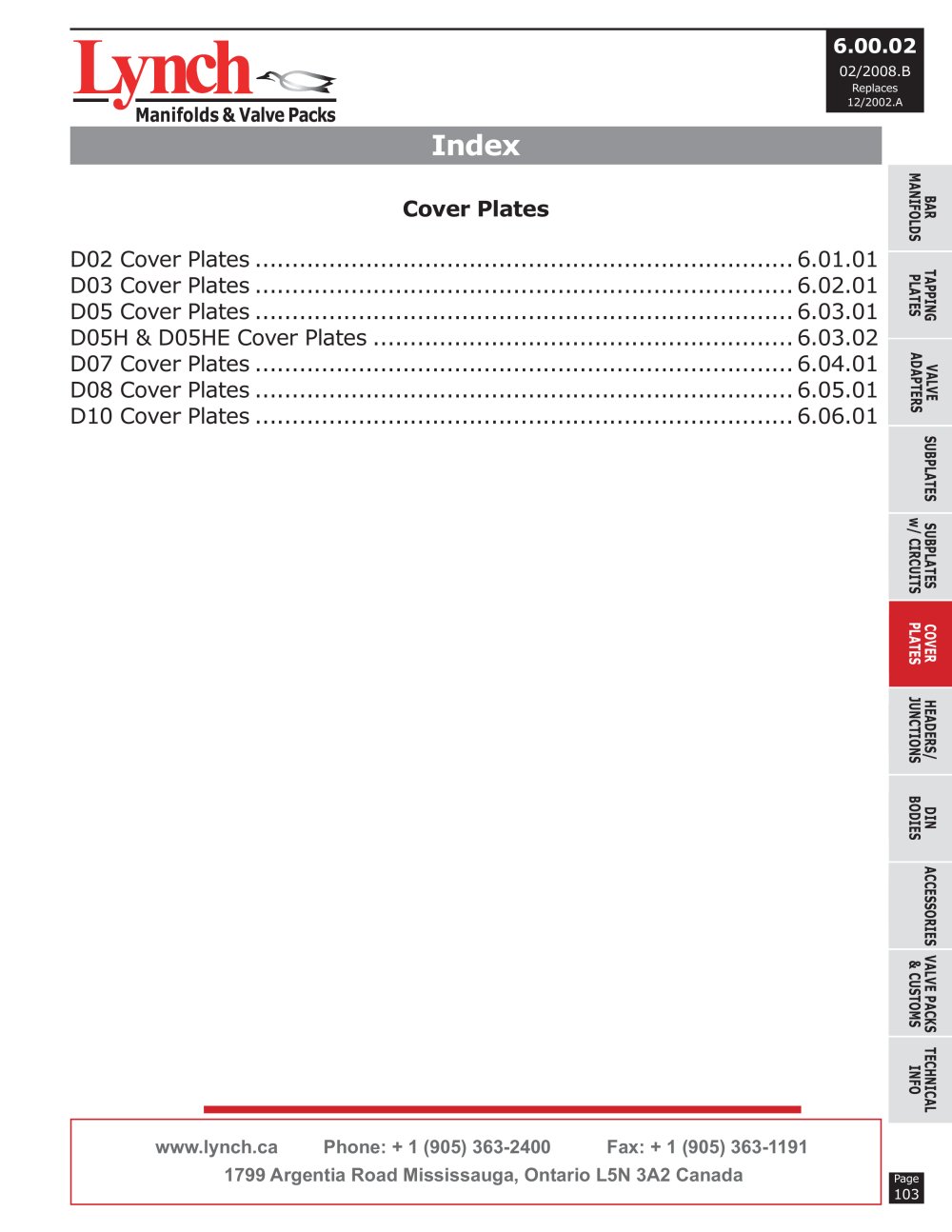 Lynch Fluid Controls Inc. - 420252