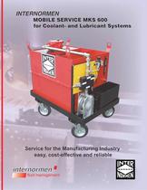 Mobile service for for coolant- and lubricant systems
