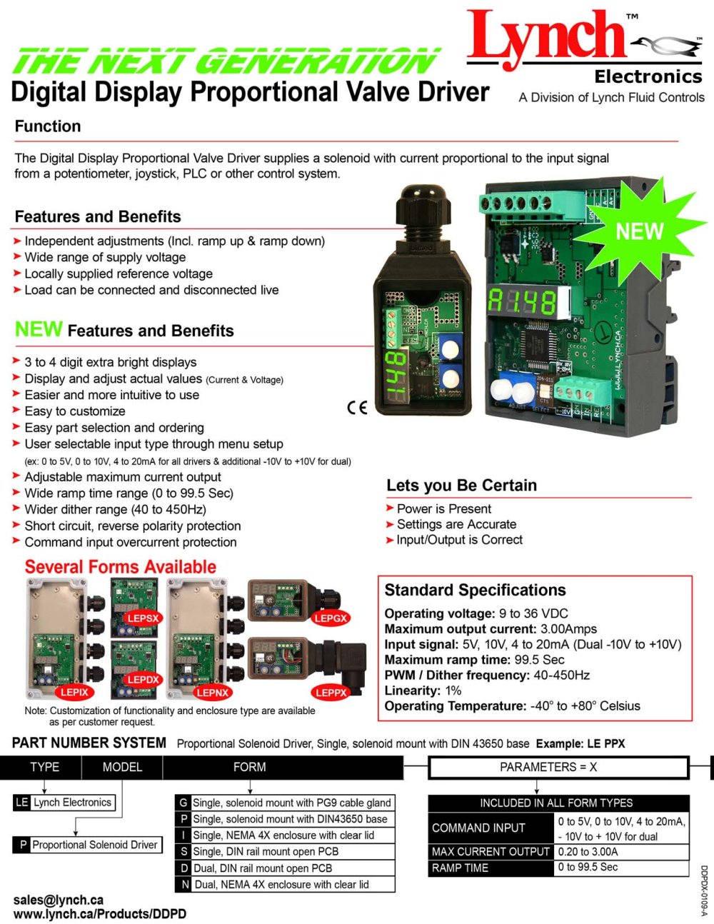 The Next Generation Digital Display Proportional Valve Driver (DDPDX) Overview - Lynch Fluid Controls Inc.