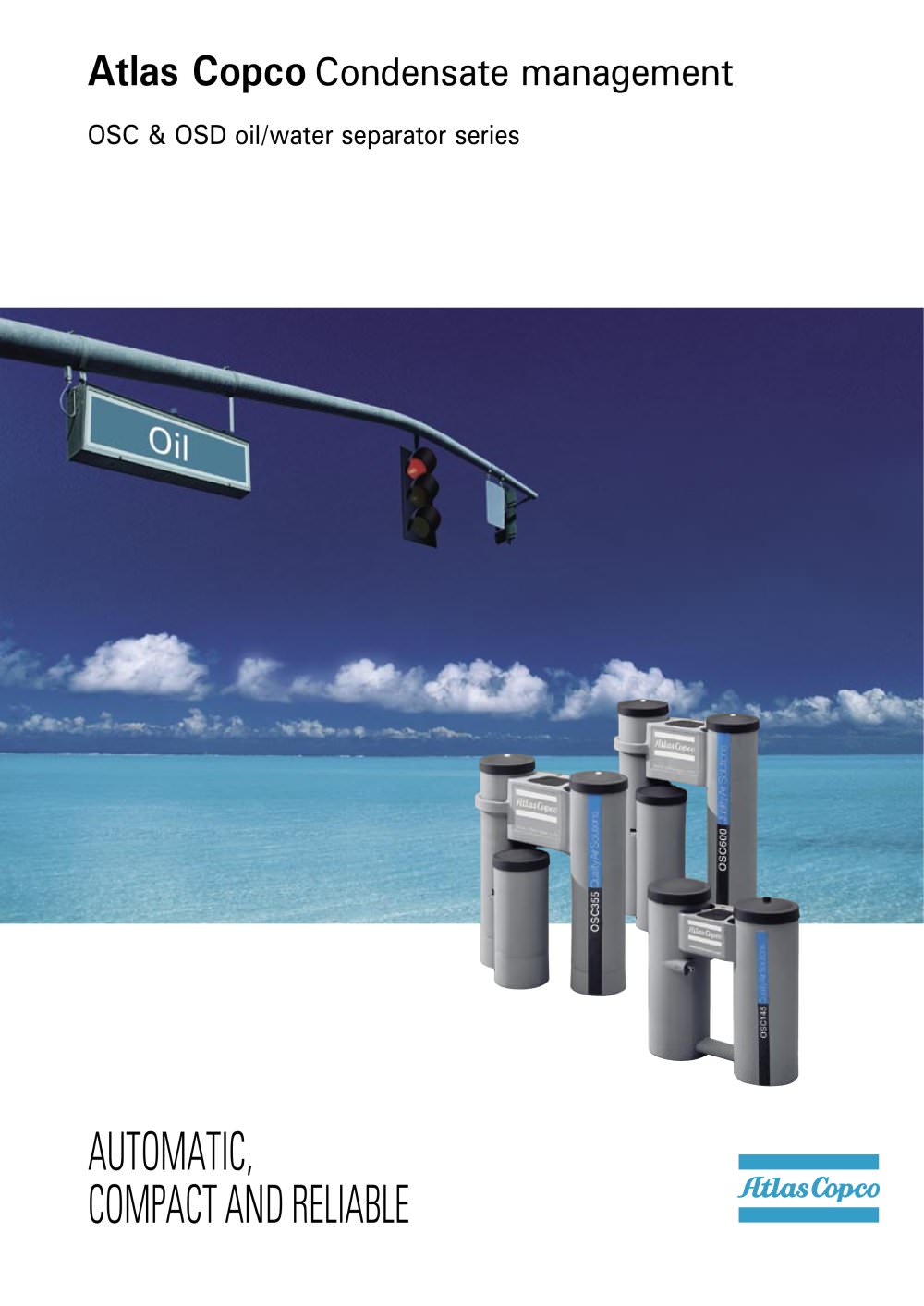 Atlas CopcoCondensate management OSC & OSD oil/water separator series - 1 /  10 Pages