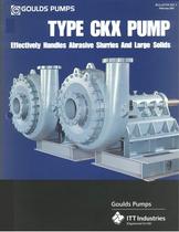 CKX Pump (Abrasive Slurries and Large Solids)
