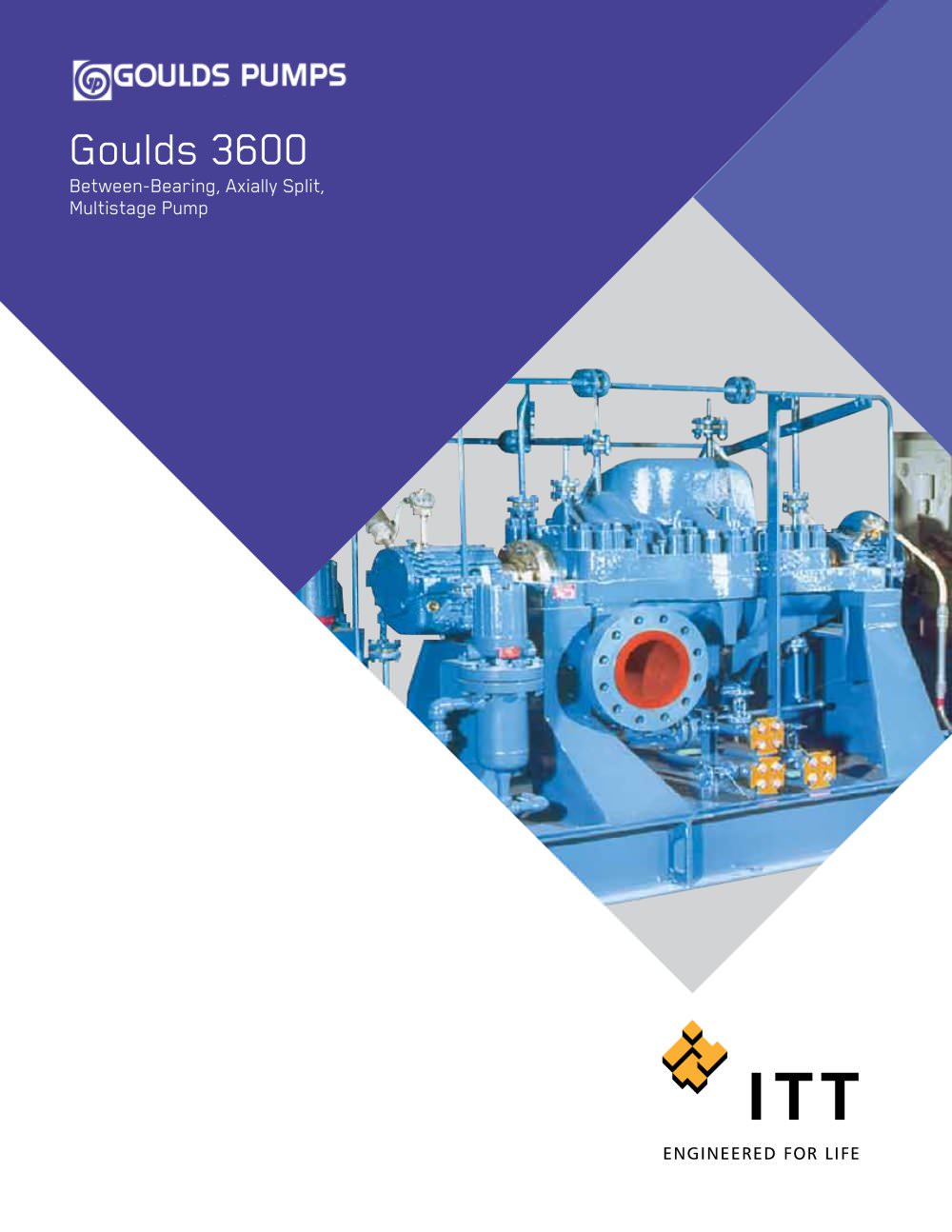 Goulds 3600 Between-Bearing, Axially-Split, Multi-Stage Pumps - Goulds Pumps