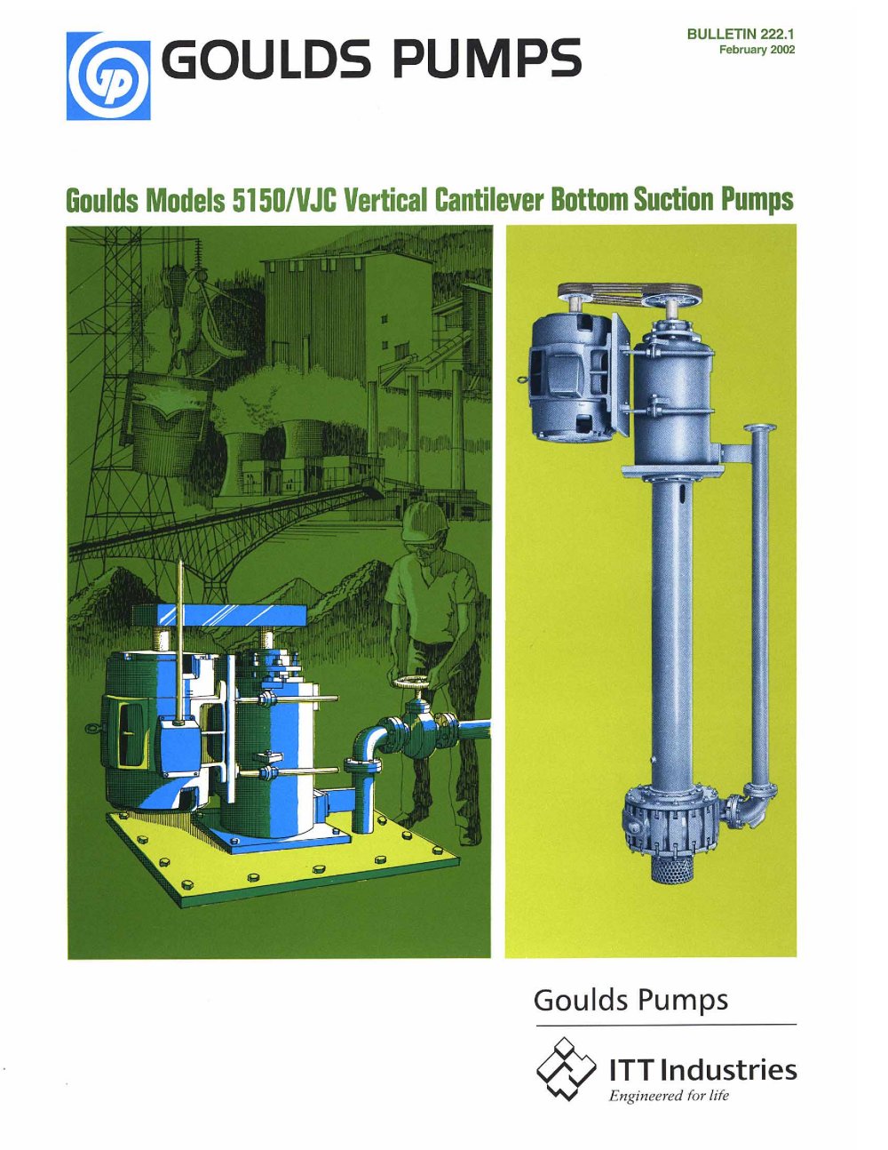 Goulds Models 5150/VJC Vertical Cantilever Bottom Suction Pumps - Goulds Pumps