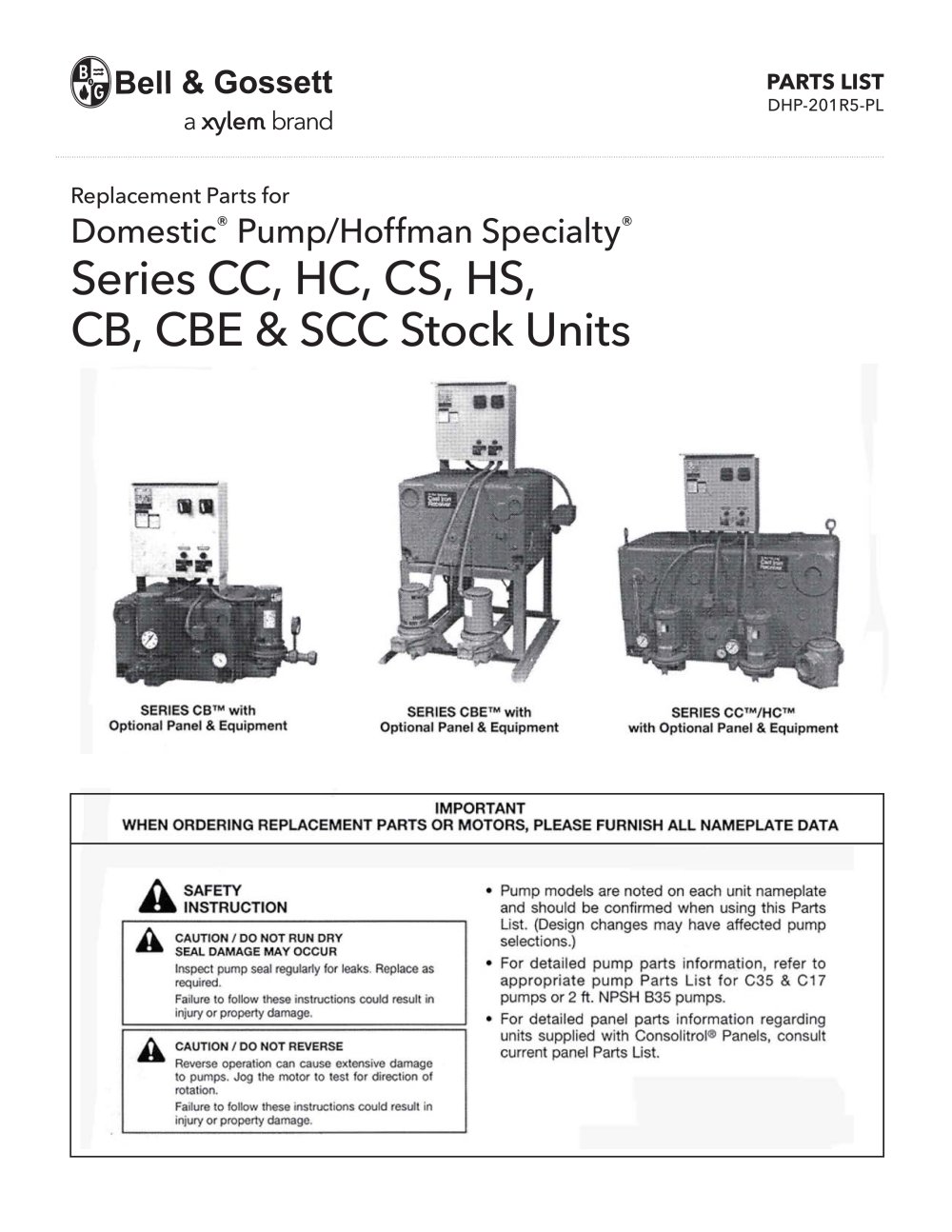 Bell & Gossett Domestic Pump - 