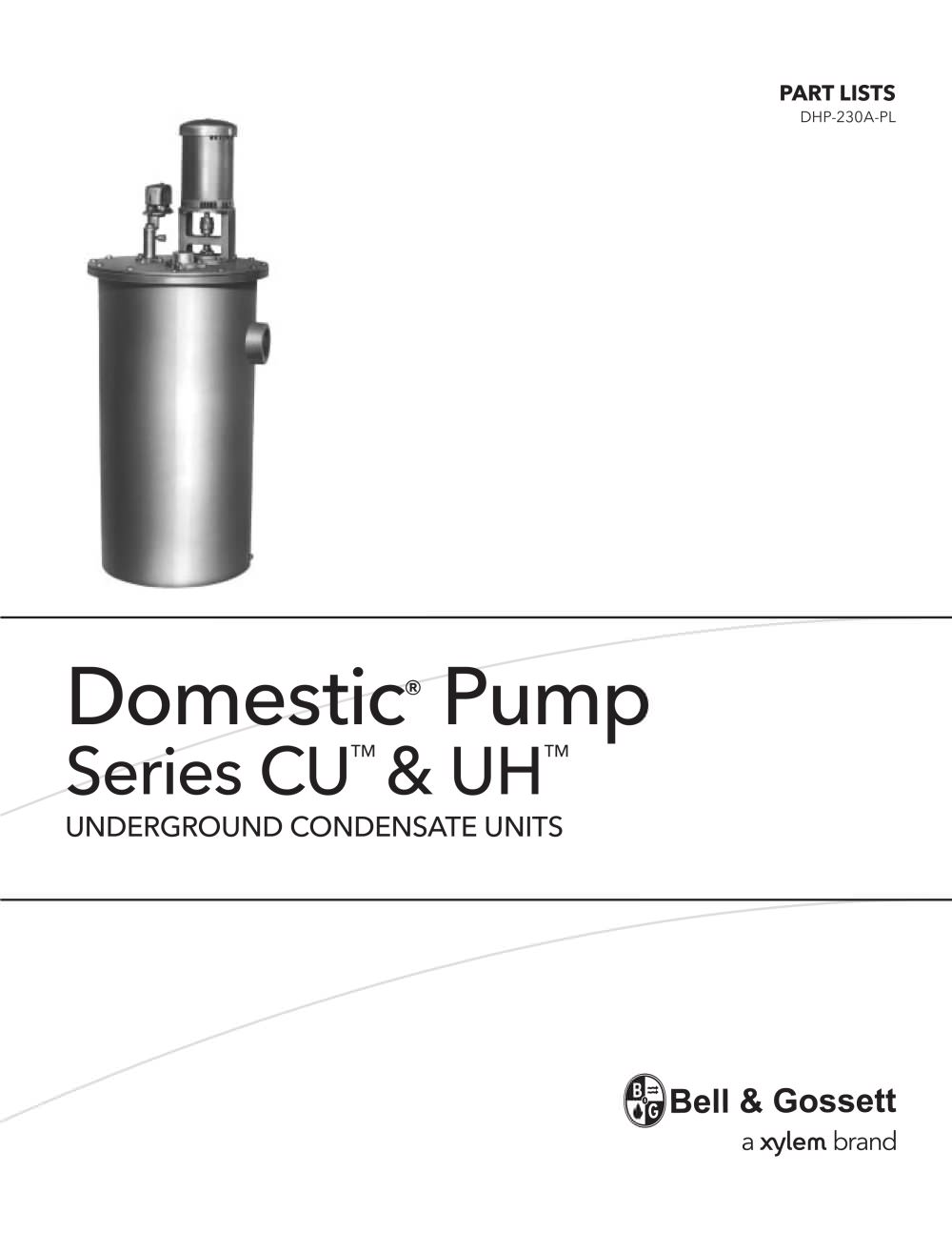 Bell & Gossett Domestic Pump - 