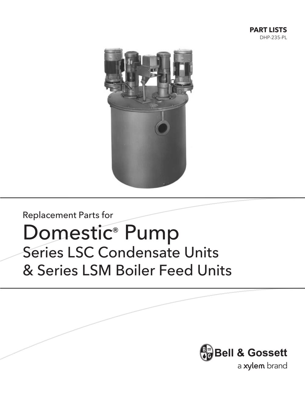 Bell & Gossett Domestic Pump - 