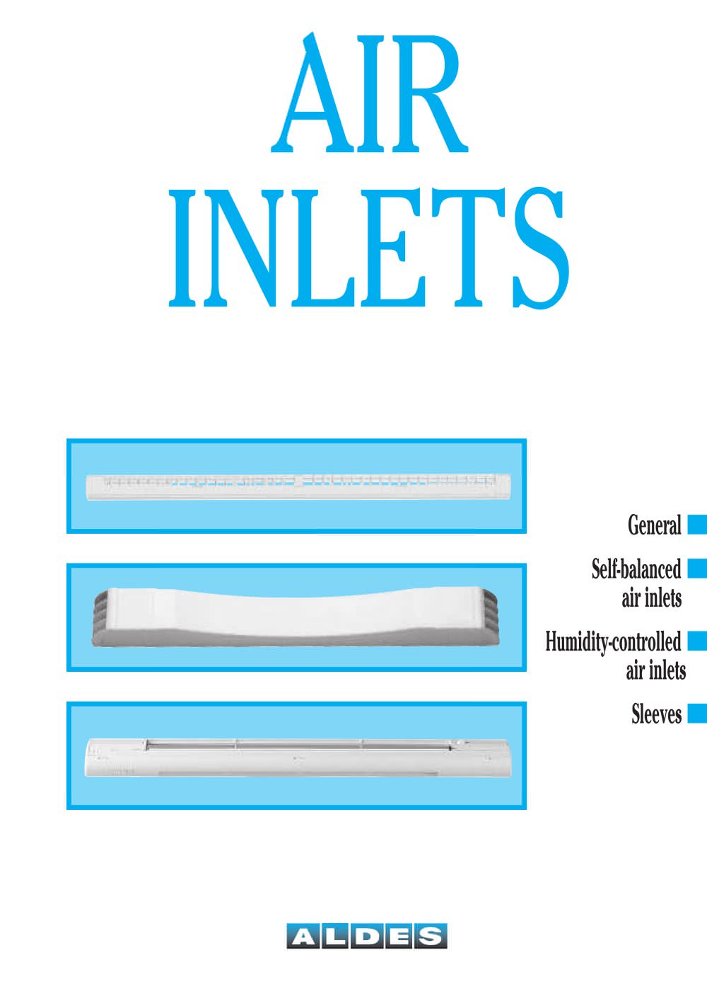 Air inlets - Aldes