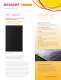 130 WATT frameleSS, glaSS-on-glaSS Thin film moDUle - Sharp Solar