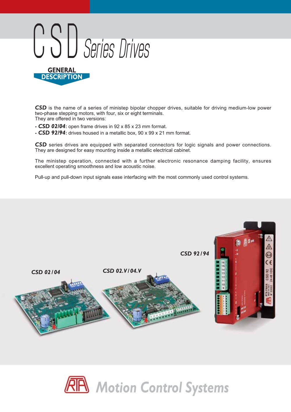 CSD Series Drives - RTA