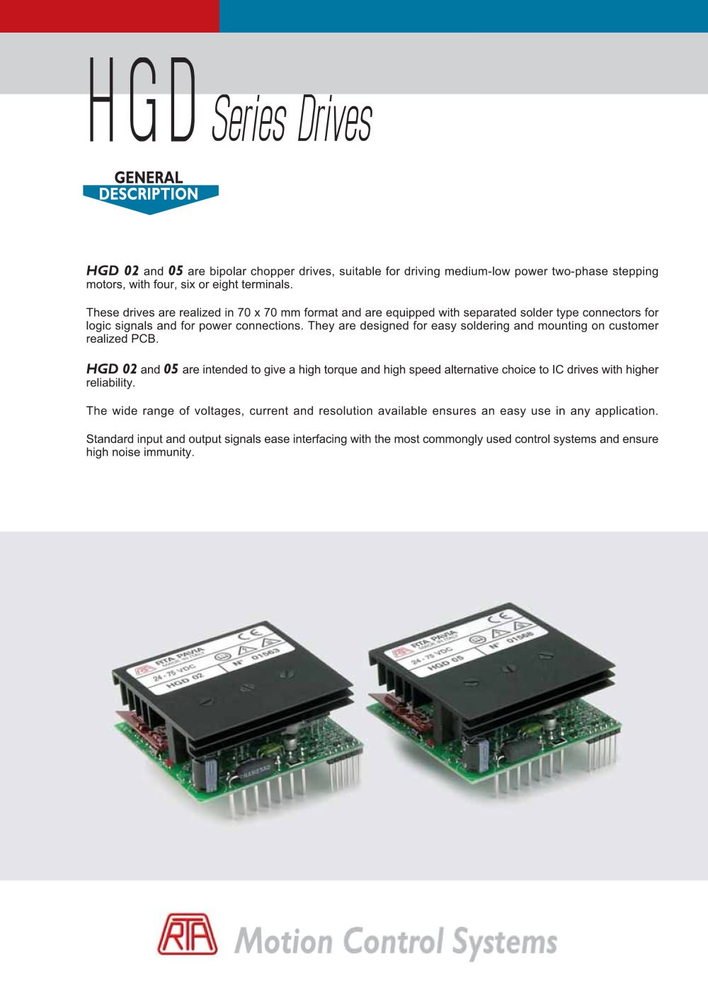 HGD Series Drives - RTA