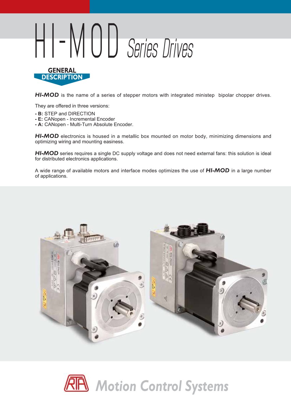 HI-MOD Series Drives - RTA