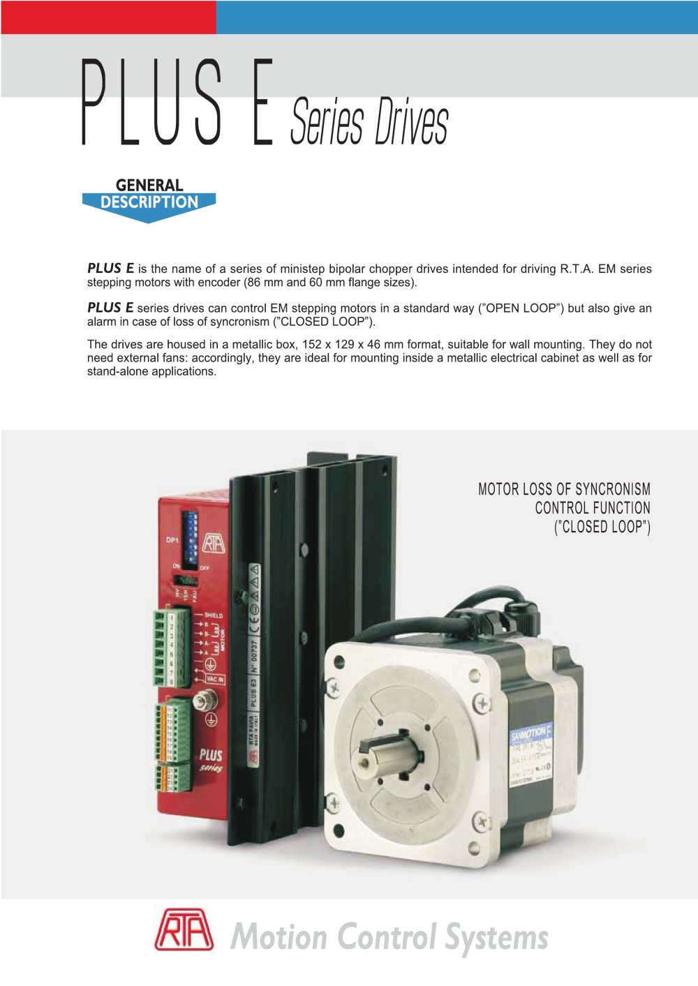 PLUS E Series Drives - RTA
