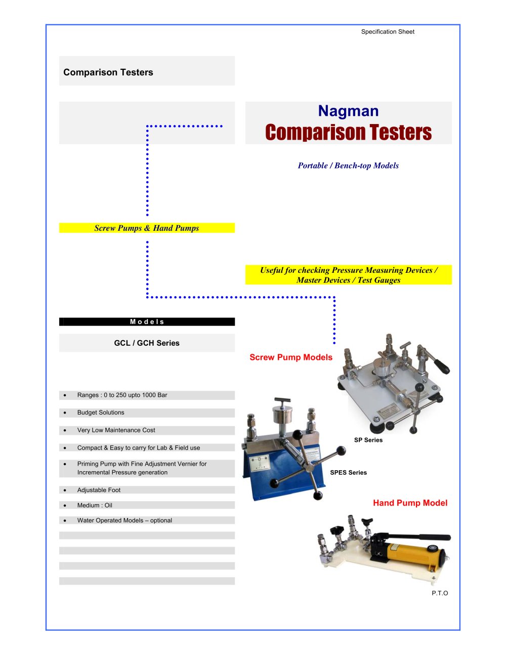 GCL & GCH Series - Nagman Group of Companies