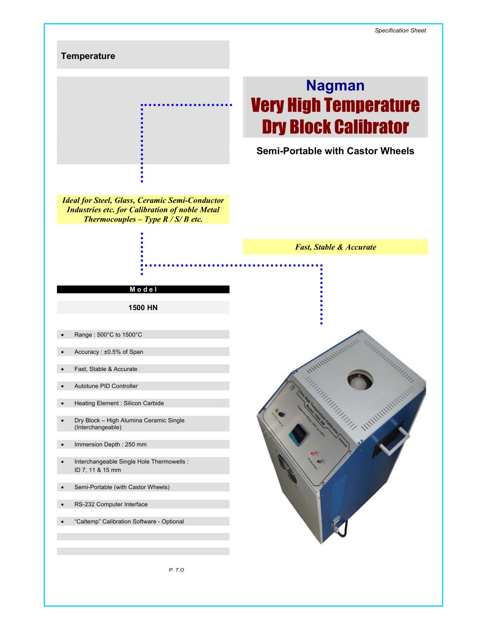 Model 1500HN - Nagman Group of Companies