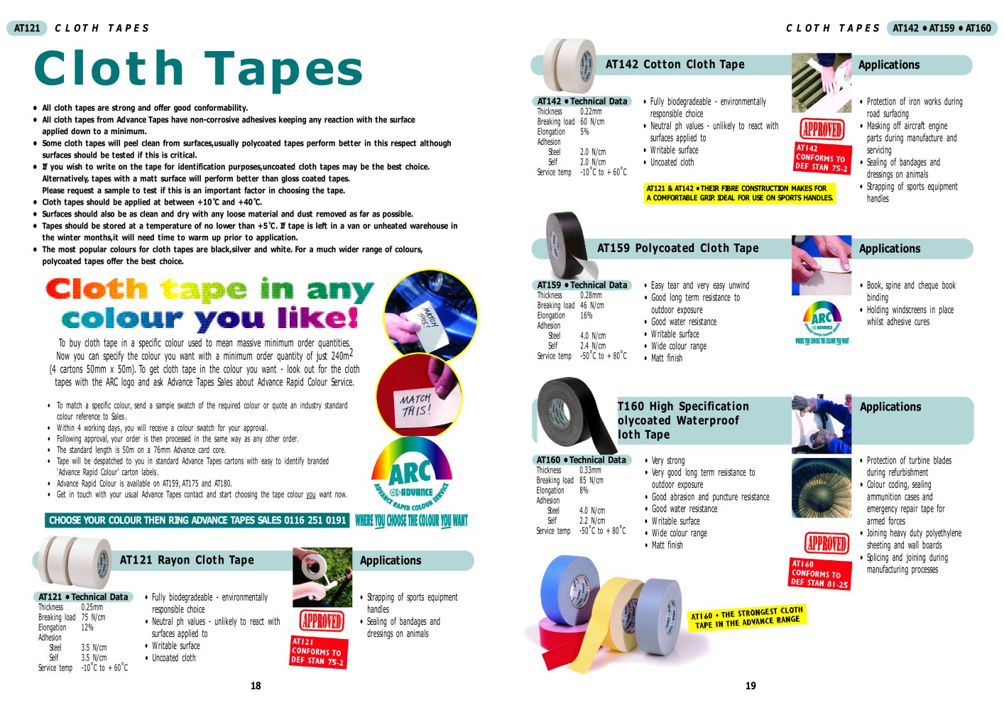 Cloth Tapes ( - Advance Tapes