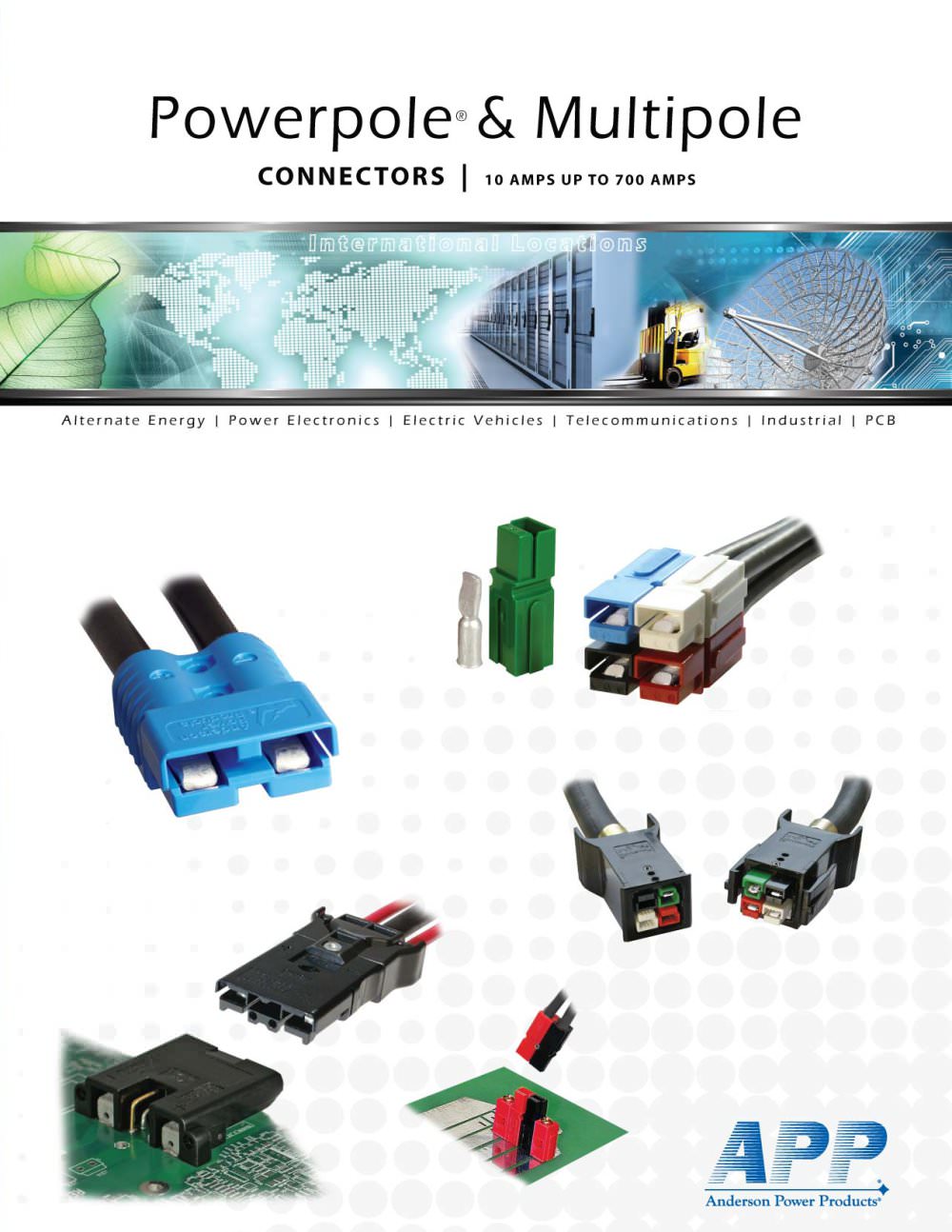 Powerpole & Multipole Power Connectors / 10 amps to 700 amps - Anderson Power Products