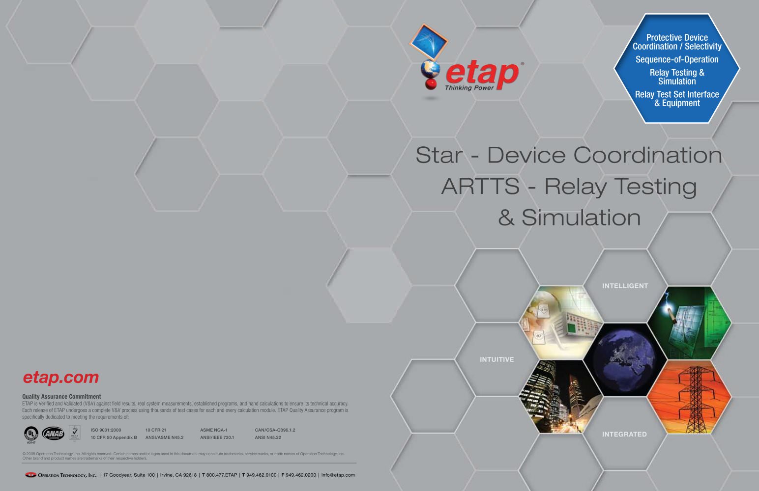 Protective Device Coordination & Selectivity brochure - Etap
