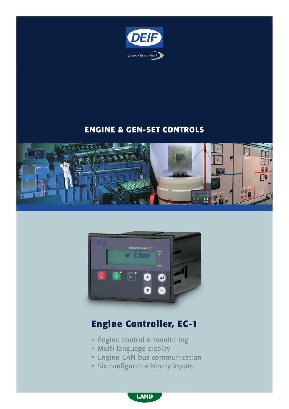 ENGINE & GEN-SET CONTROLS - DEIF