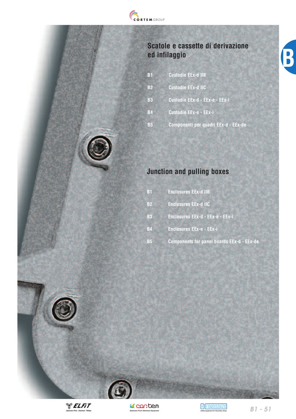 Junction and pulling boxes - CORTEM